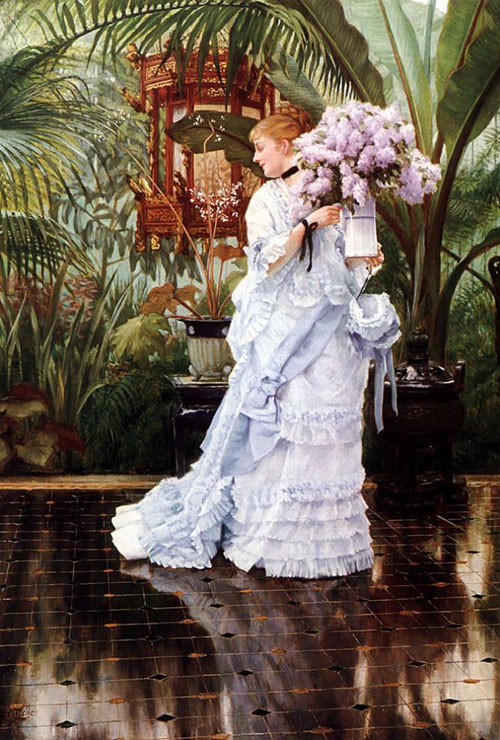 James Tissot the bunch of lilacs.jpg